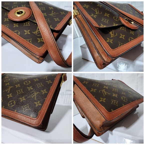 Authentic Louis Vuitton Vintage Raspail Monogram Shoulder bag Brown - Picture 12 of 16
